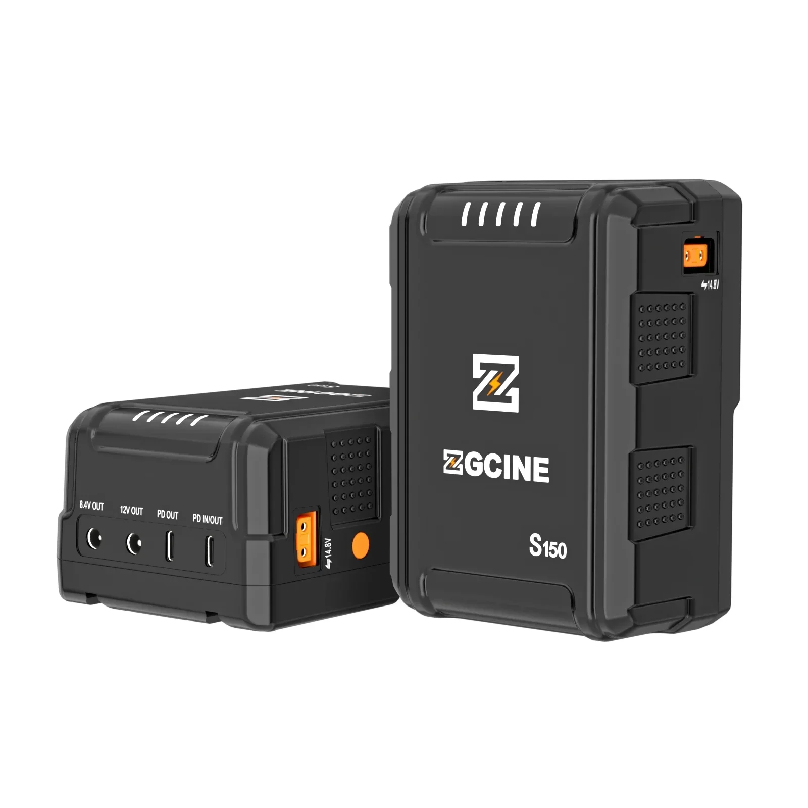 

NEW 2023 ZGCINE V Mount Battery S150 (150Wh 14.8V)100W PD USB-C Fast Charging,V Lock Battery for Camera and Video Light