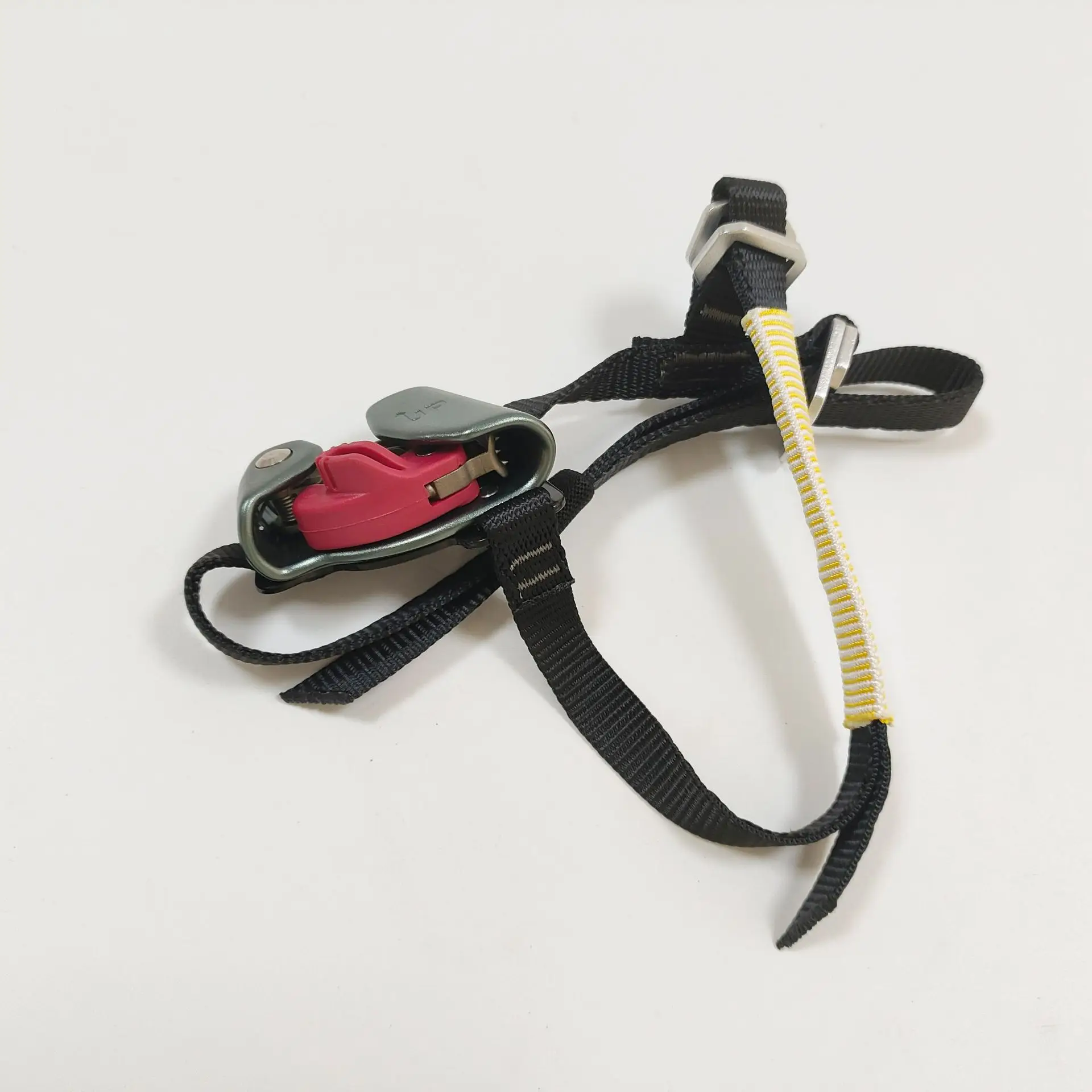 Light Aluminum Foot Ascender Outdoor Cave Lock Climbing Tool Anti Slip Rope Load Strap Gear