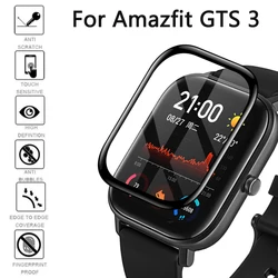 Tempered Soft Glass For Amazfit GTS 3 2 2e Mini Screen Protector Fiberglass ultra-thin Full Protective TPU flim Accessories