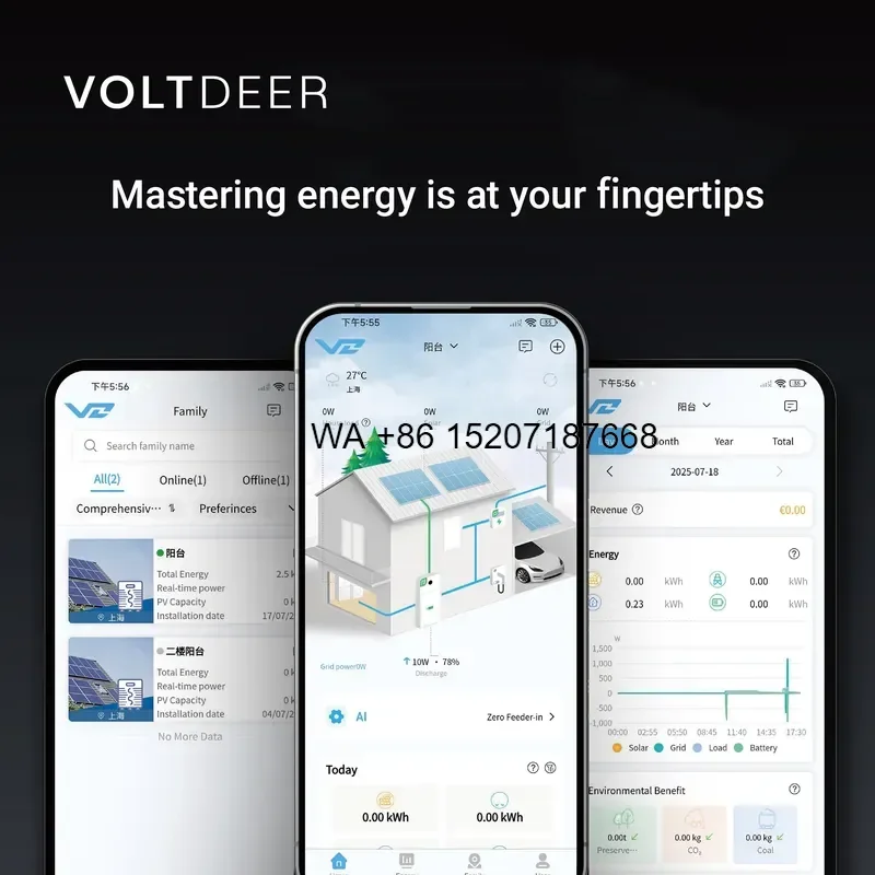 Wmwmnu Long Battery Life AC Coupled ESS Solar Power Station for Balcony Energy Storage