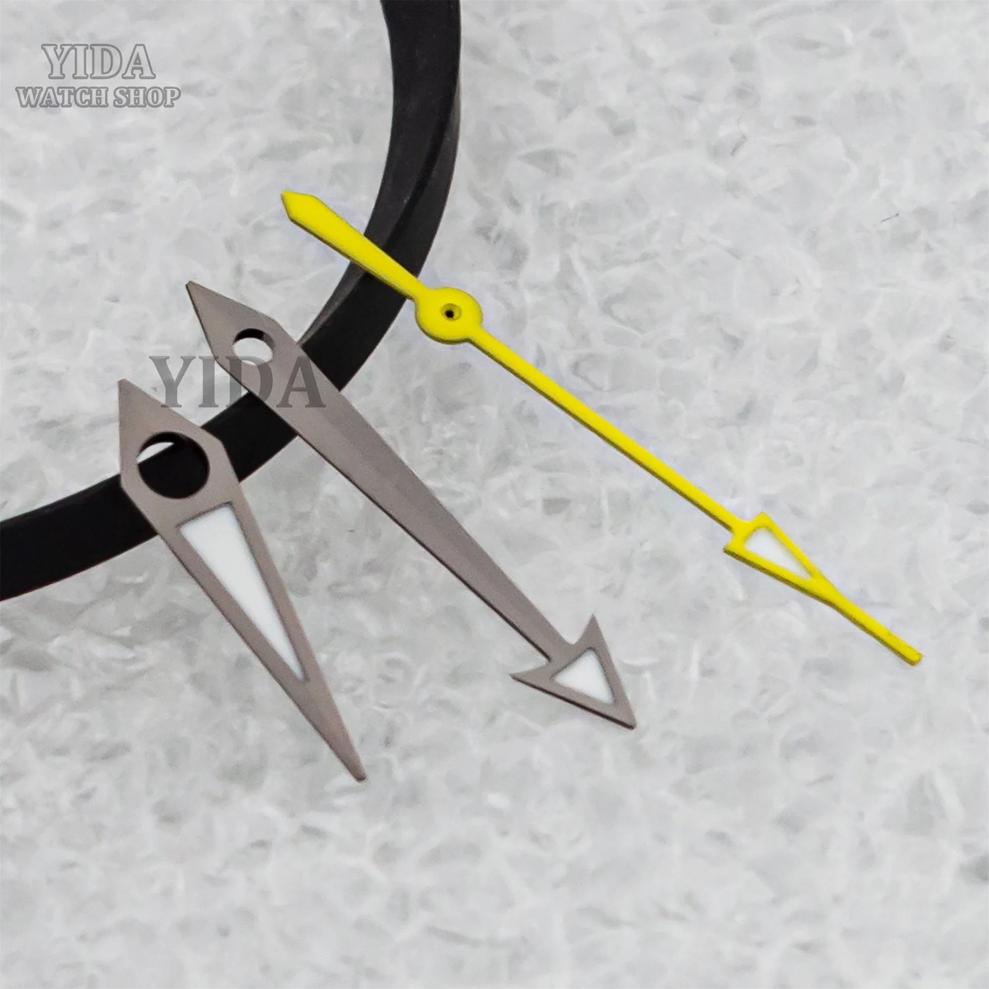 Manecillas de reloj NH35, punteros luminosos azules fuertes, agujas luminosas verdes para SUPEROCEAN fit NH35 NH36, reemplazos de piezas de movimiento