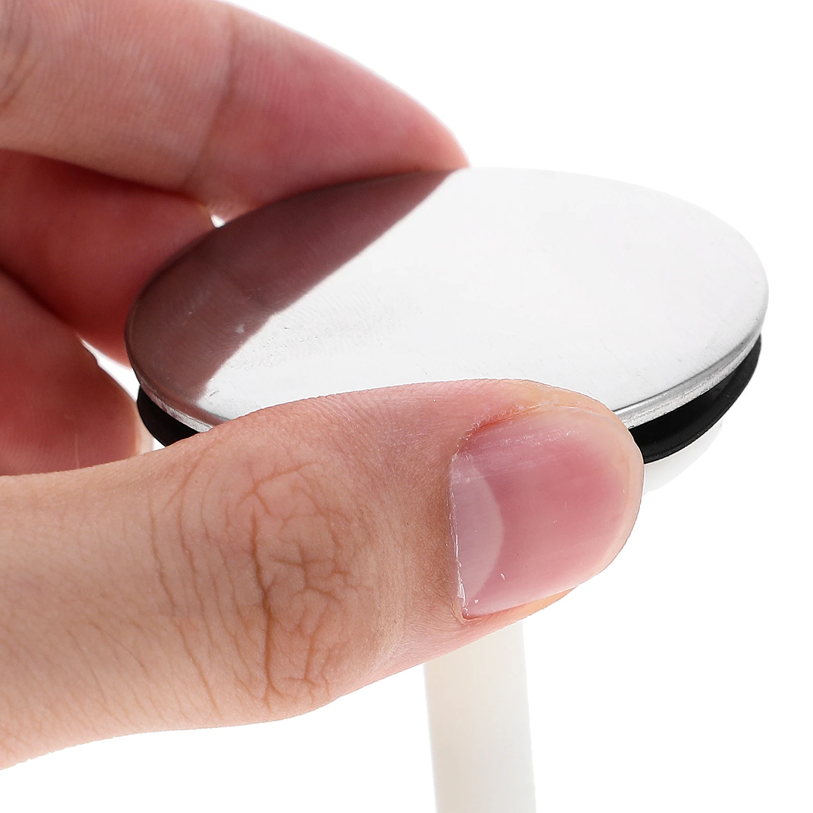 

Plastic Bathtub Drain Plug Stopper Bathroom Launching Accessories Bath Tub Sink Plug Silicone Sealing Ring Rotate Sealing