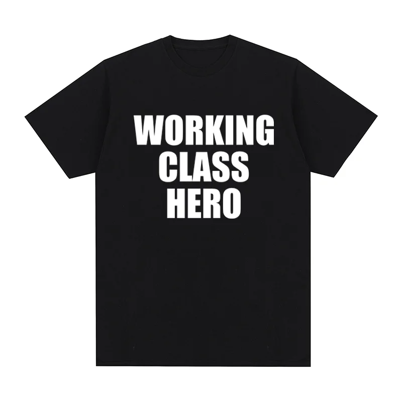working class hero John Vintage t-shirt Streetwear Y2K 90s Cotton Men T shirt New TEE TSHIRT Womens tops
