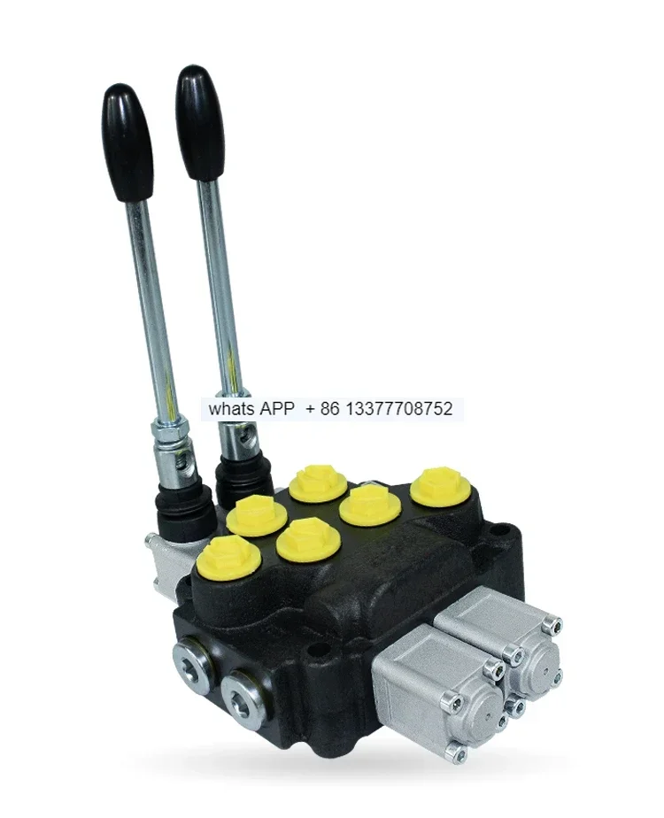 Hydraulic Multi-Way Valve Distributor Forklift Harvesting Tractor Rubbish Collector Hand-Directional  Control Relief