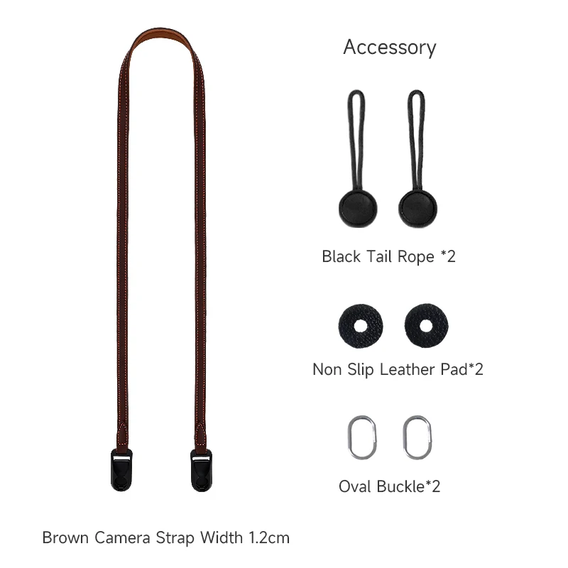 Quick release leather camera shoulder straps Used for Nikon Z7II Canon 5D Mark IV Sony Leica, Fuji, Casio, Ricoh, DSLR camera