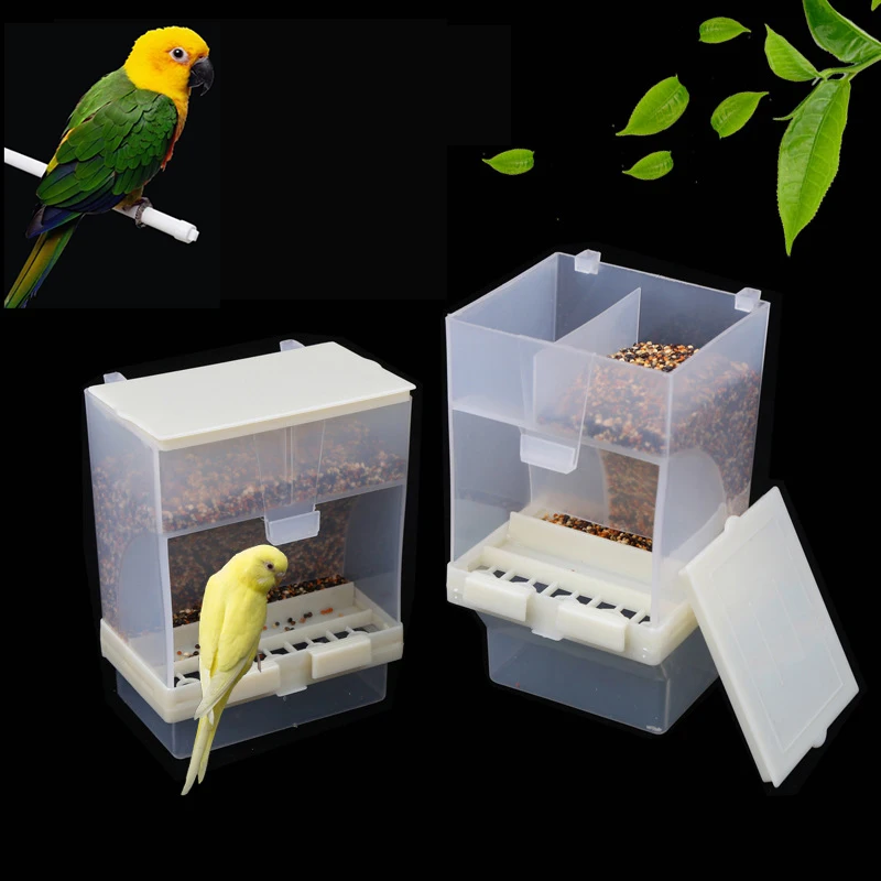 Removable Feeder Pet Bird Container Parrot Hanging Automatic