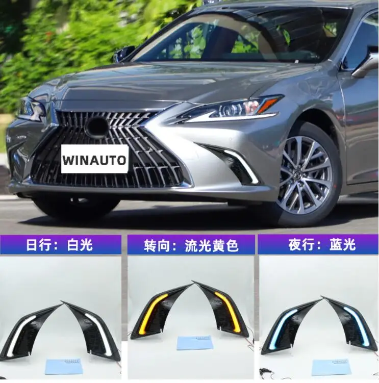 car styling headlight for Lexus daytime light ES Series 2018~2022y DRL car accessories LED headlamp for Lexus fog light