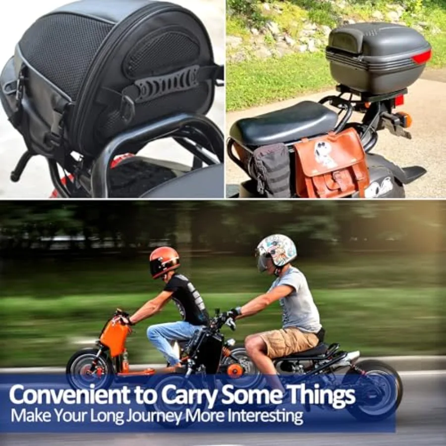 رف أمتعة الدراجة النارية الخلفي تخزين جولة حزمة جبل لهوندا زومر Ruckus NPS50 تصميم متين من سبائك الألومنيوم مع Waterproo