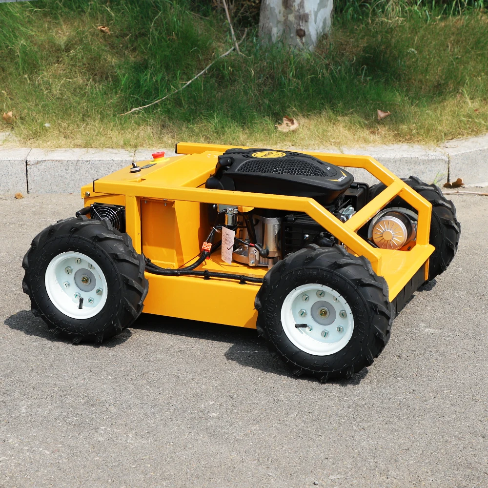 맞춤형 크롤러 원격 제어 잔디 깎는 기계, 무선 제어 잔디 깎는 로봇, 저렴한 가격, 고품질, 무료 배송