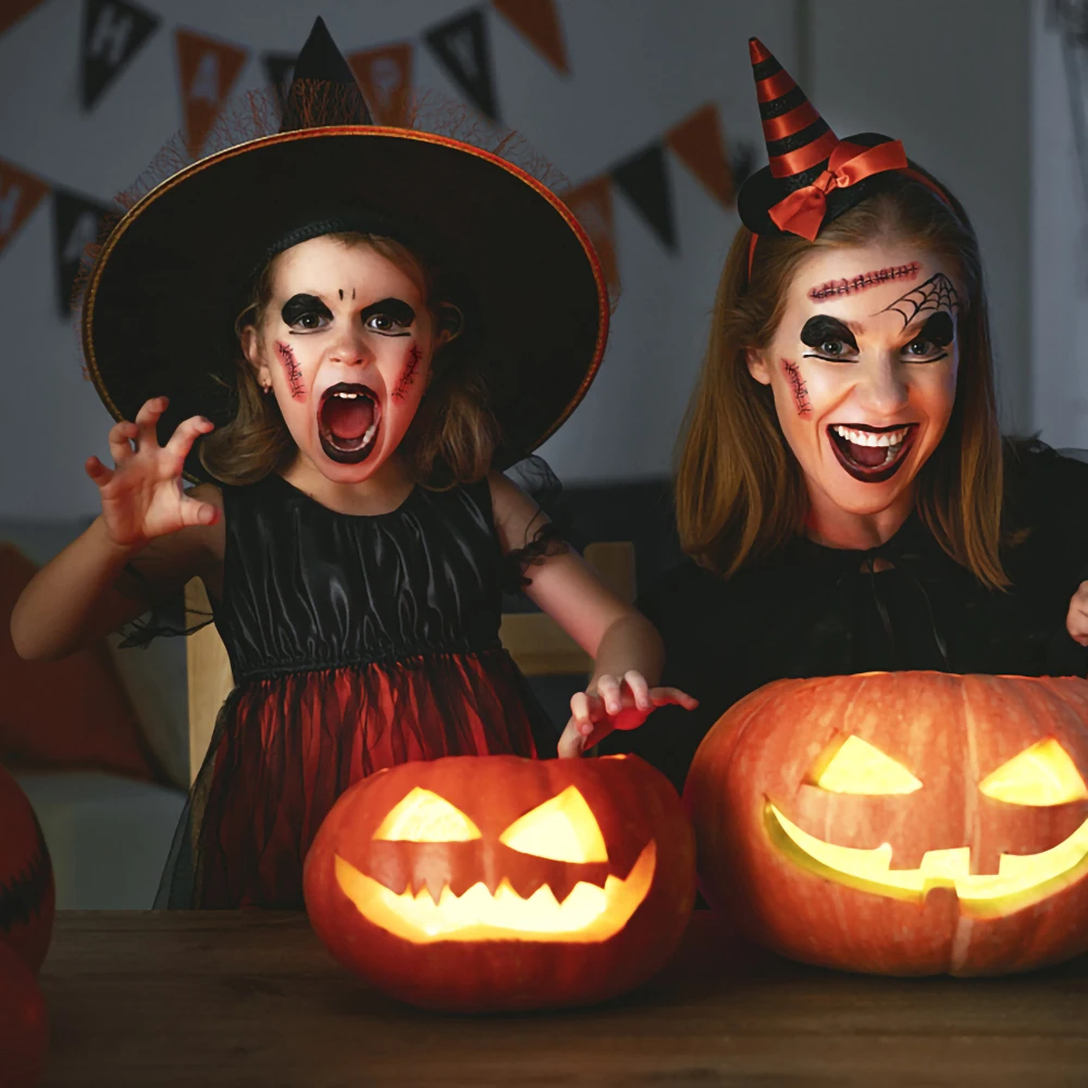 5/10 Stück 3D Fake Narben-Tattoo-Aufkleber Halloween Krusten Blutiges Make-up Körper Gesicht Realistische Wunde Gruseliger Aufkleber Scherzartikel Party-Deko – Detail 3