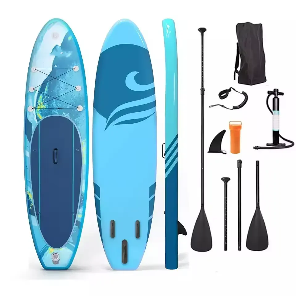

Hot Sale Water Sea Sport Fitness Accessories Inflatable Sup Stand Up Hydrofoil Surfboard With Wing
