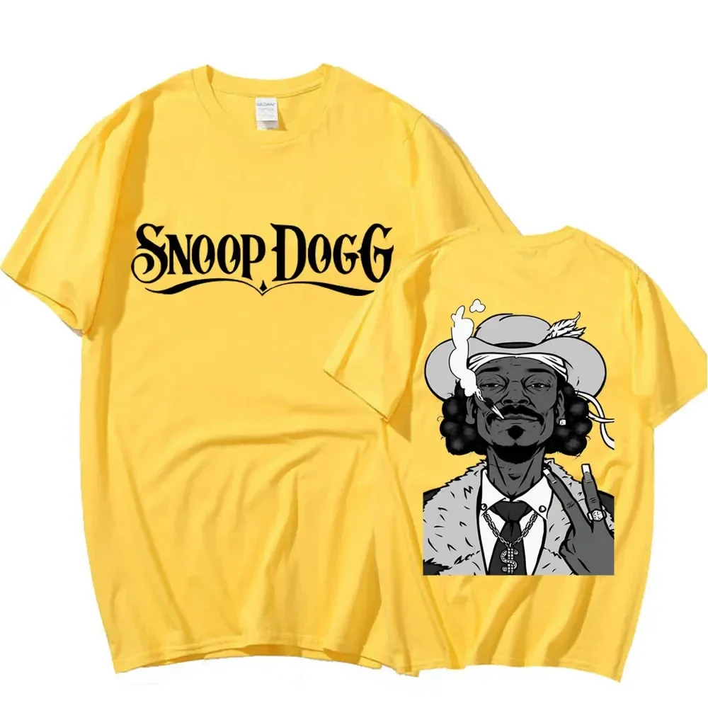 Hot Sale Rapper Snoop Dogg Graphic T Shirt Men\'s Hip Hop Fashion Style Funny T Shirts Summer Unisex Oversized T-shirt Streetwear