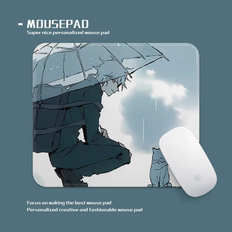 Anime Jujutsu Kaisen Satoru Gojo Cosplay Lockrand Thicken Trumpet Antiskid Computer Desk Mouse Pad Halloween General Placemat