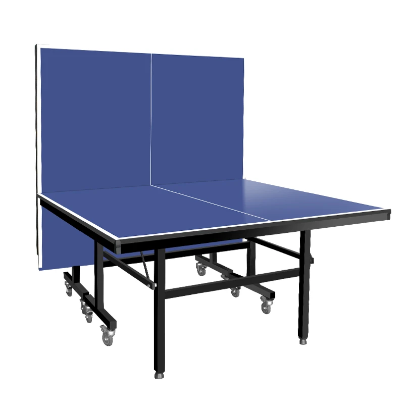 Indoor Collapsible Ping-Pong Table  Movable Table Tennis Table