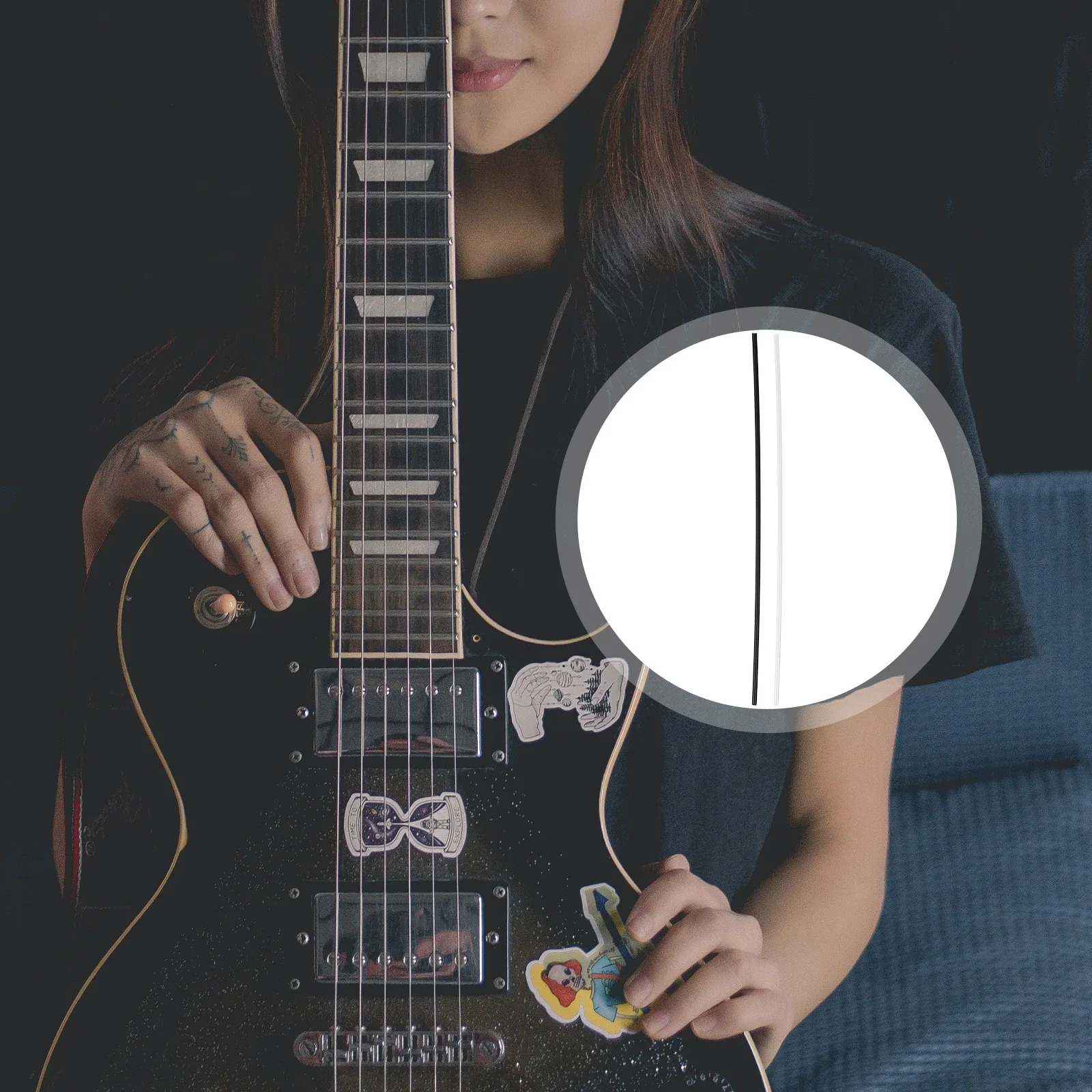 

50Pcs Guitar Side Dot Marker Professional Mini Size Durable ABS Material Fretboard Position Marker for Guitar Bass Accessories