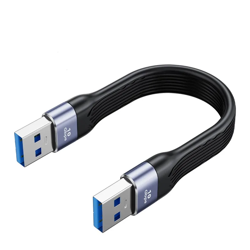 2PCS Multifunctional 10Gbps Transfer 5A 100W Fast Charge 4K 60Hz Video USB3.1 Gen2 Male Data Cable