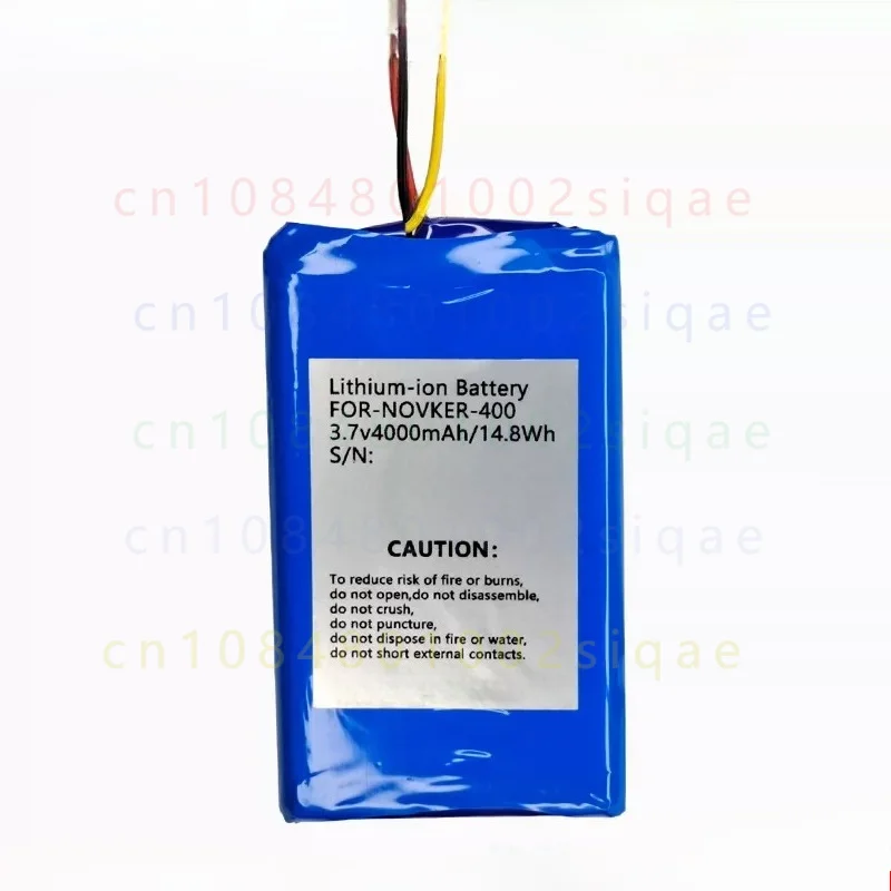 1PCS FOR COHN FOR-NOVKER-400 3.7V 4000mAh Li-ion Battery Pack With 3 Wire Connector