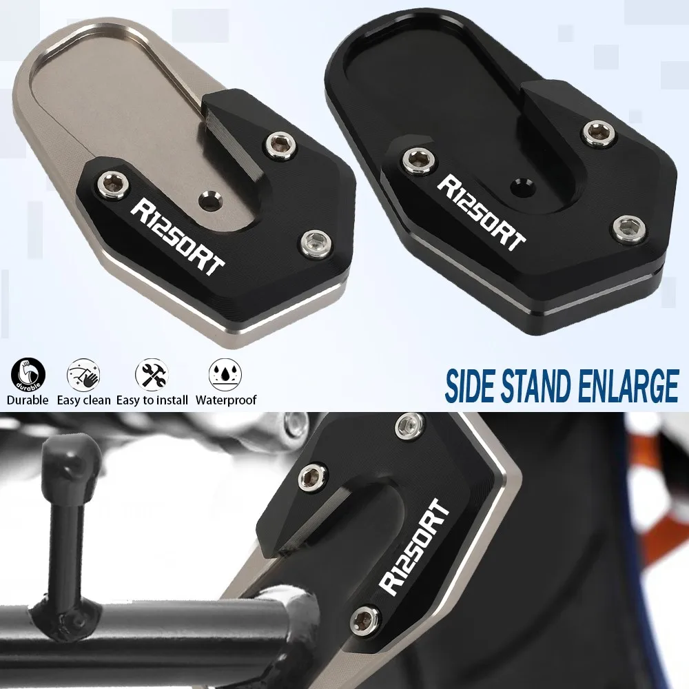 

R1250RT Motorcycle For BMW R1250RS R 1250 R1250 RS RT 1250RS 1250RT Foot Side Stand Enlarger Plate Pad 2019 2020 2021 2022 2023
