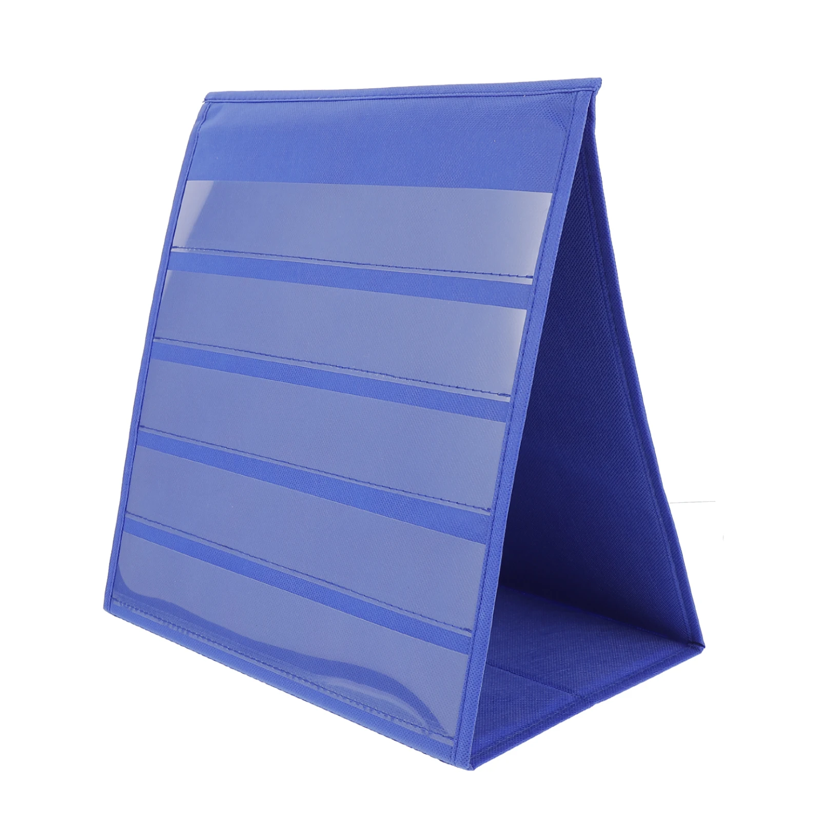 

20pcs Teaching Display Stand 30.5x33cm Self-Standing Pocket Chart Double Sided PET Material Practical