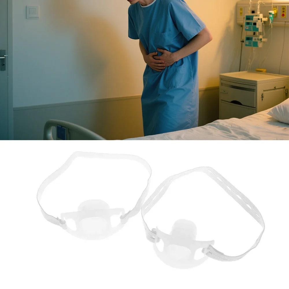 10pcs Disposable Independent Packaging Gastroscopy Oral Pad Bite Free Pad Mouth Guard Grinding Teeth Gastroscope Bite Mouth Pad