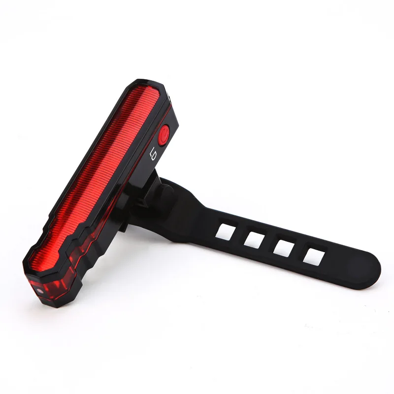 USB charging bike light laser taillight night riding LED warning light