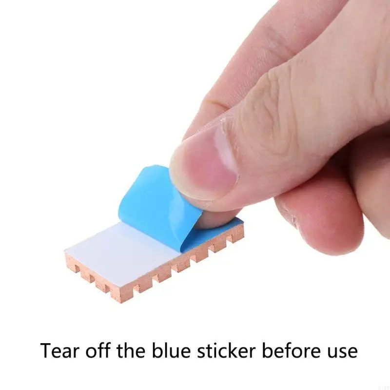 

E1PF Heatsink Cooler Heat Sink Ultra-thin Fin for M.2 NGFF 2242 2260 PCI-E NVME SSD Thickness 1.5/2/3/4mm