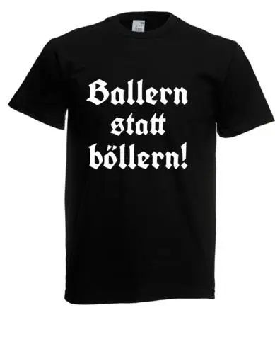 Herren T-Shirt l Ballern statt böllern! l Größe bis 5XL