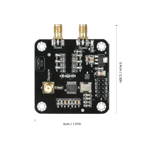 AD9834 Signal Generator Module Sine Wave Triangular Wave Square Wave Signal Generator DDS Signal Source