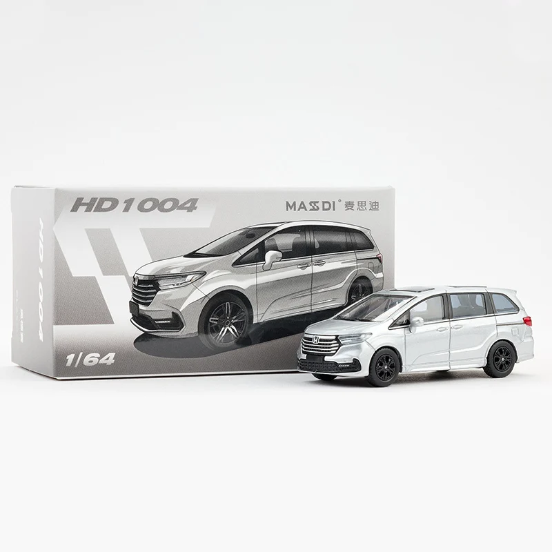 Massdi 1/64 مقياس أوديسي مركبة تجارية محاكاة سبيكة سيارة نموذج الديكور عرض تذكارية جمع هدية #6