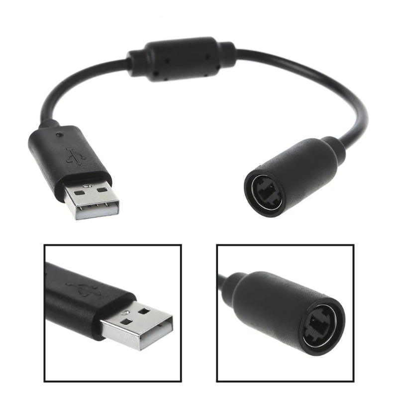 

For Microsoft for 360 Wired Controller Gamepad USB Breakaway Extension Cable to PC Converter Adapter Cord with PC g