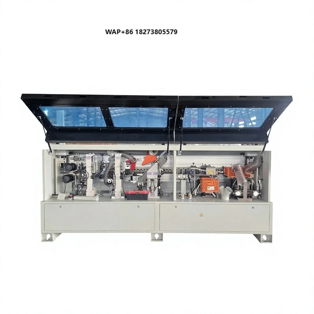 High Quality Full Automatic PVC Edge Banding Machine JDRG RG330DY 380V 1 Year Warranty Pre-milling Wood Based Panels Machinery