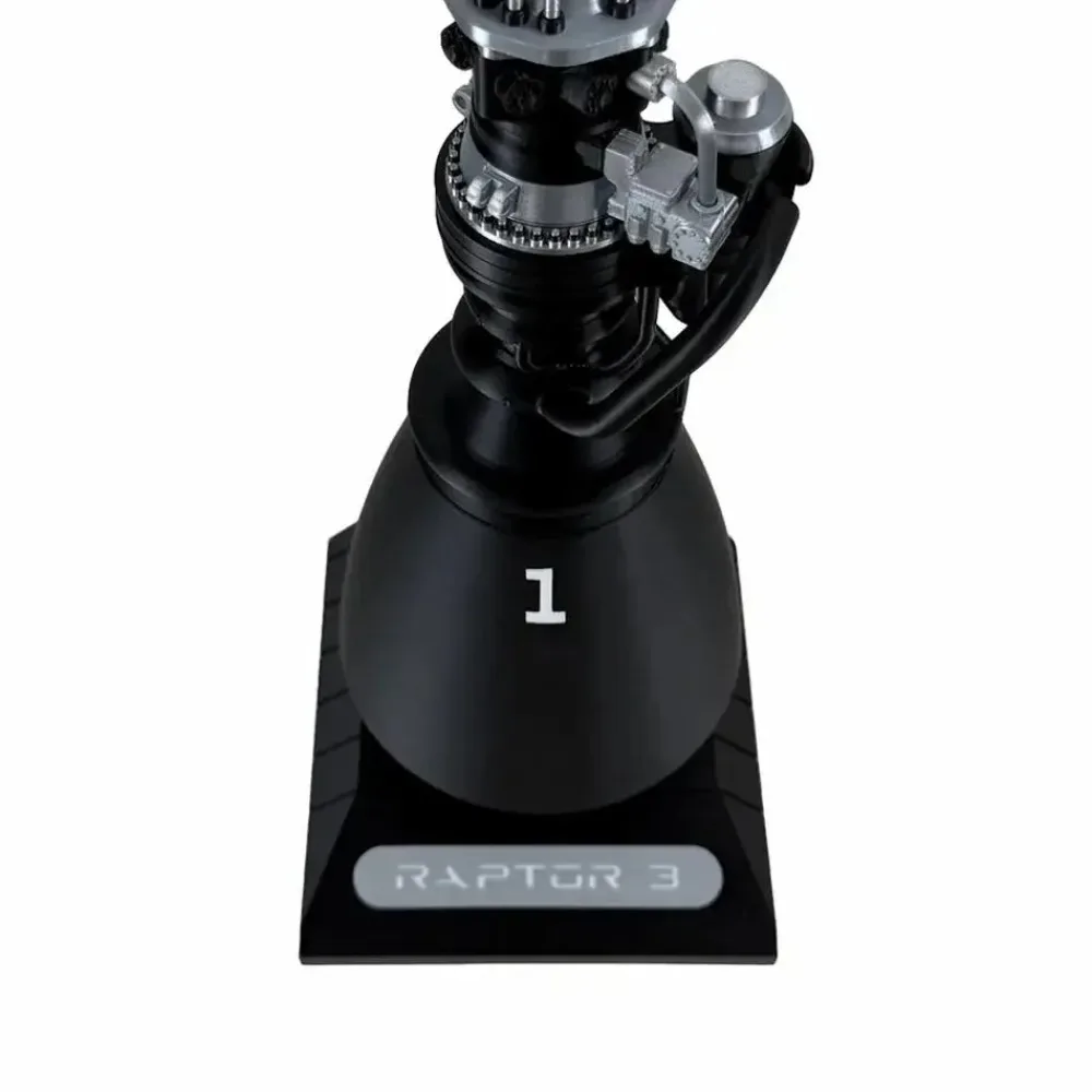 NIKOLATOY SpaceX Starship Raptor motor humidificador función ornamento cohete modelo NASA colección de impresión 3D juguetes niño regalo
