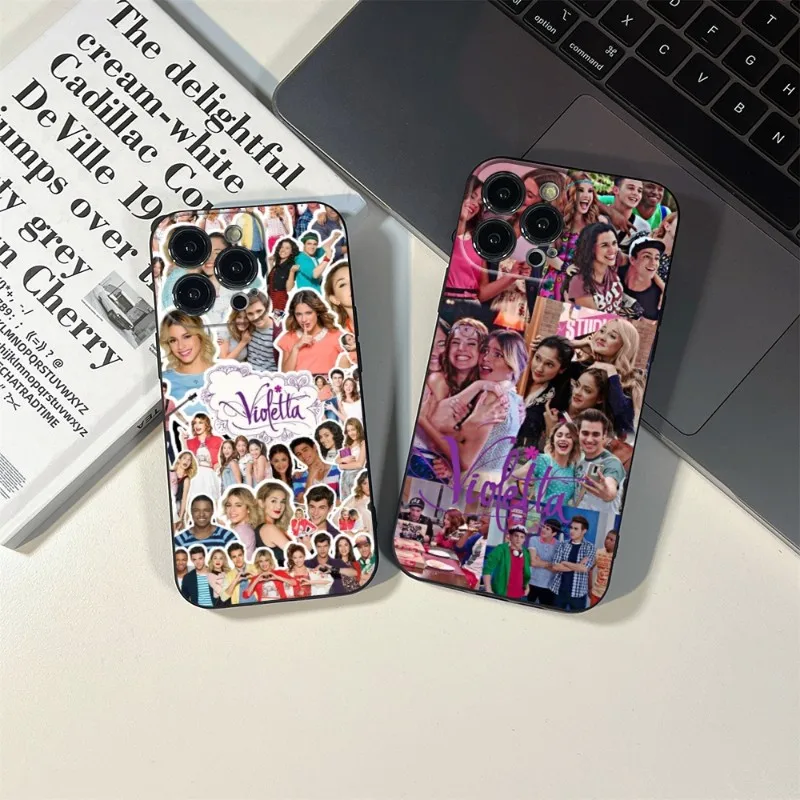 Violetta tv show cell Phone Case FOR IPhone 14 13 11 12 Pro 8 7 Plus X 13 Pro MAX XR XS MINI SE 2020 Black Covers