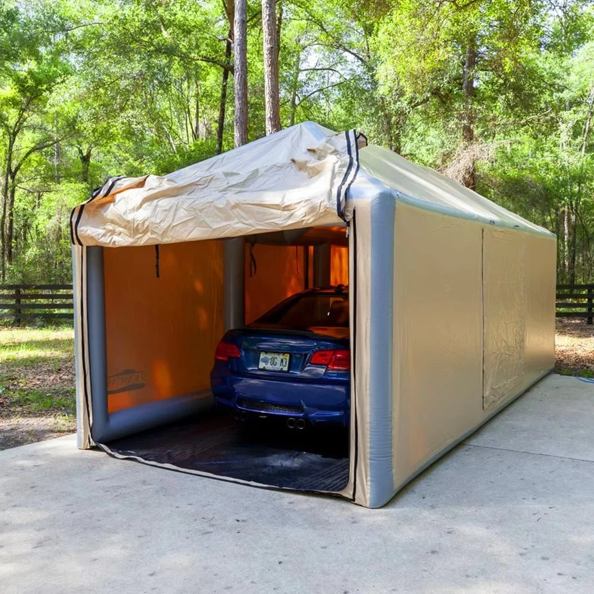 

Portable Air Tight PVC Waterproof Show Shelter Inflatable Car Garage Inflatable Car Cover Tentcustom