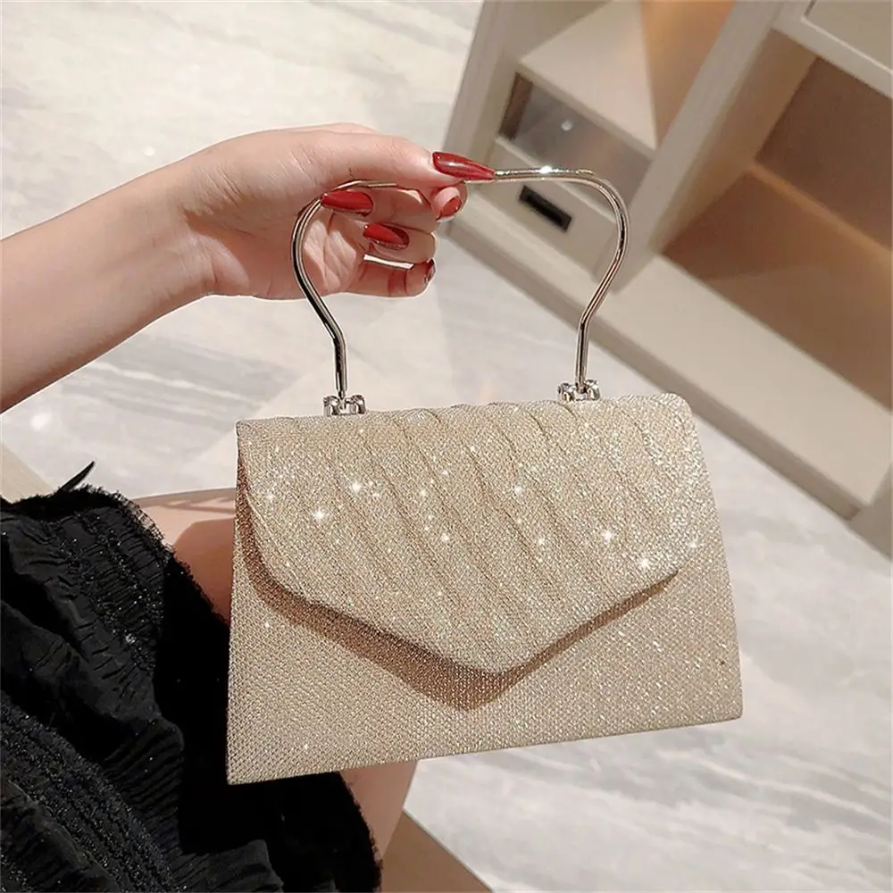 Glitter Evening Bag Women Elegant Fashion Banquet Clutch Chain Shoulder Bags Luxury Purse Female Wedding Party Handbags