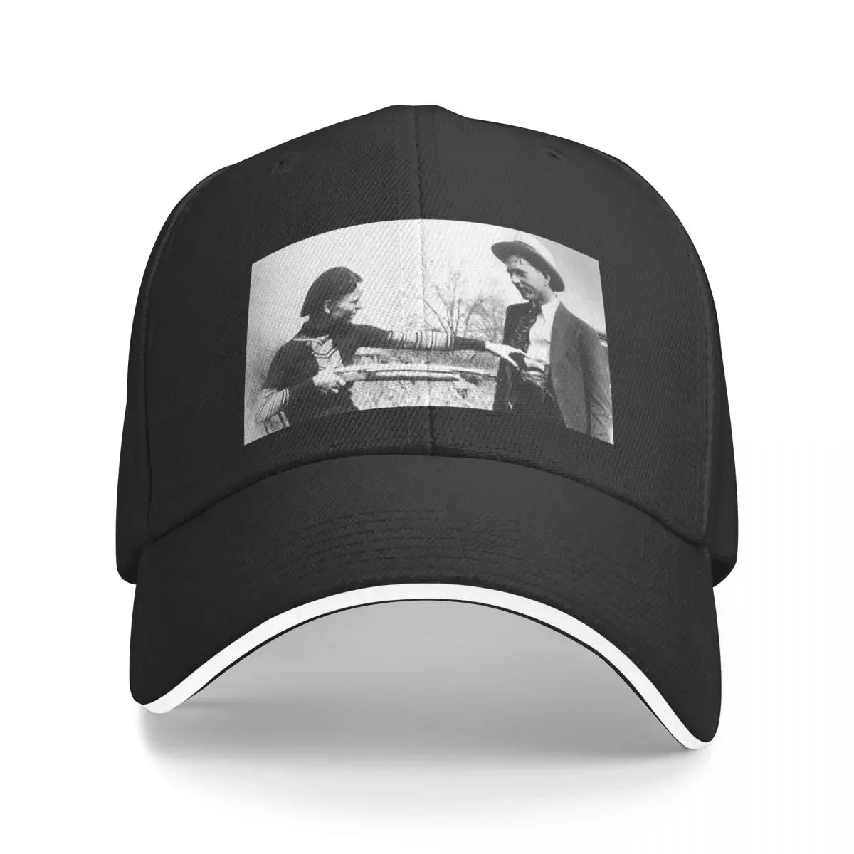 Bonnie and Clyde Photograph Baseball Cap New Hat beach hat Beach Snap Back Hat Men's Caps Women's