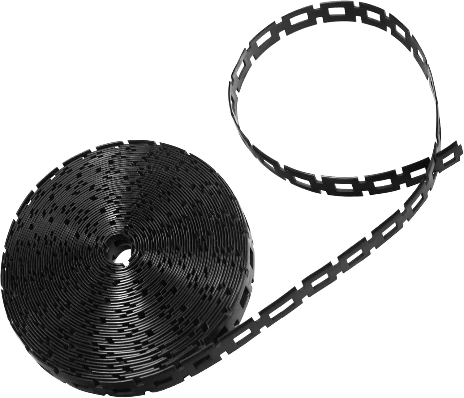 

50 FT Adjustable Plastic Tree Support Straps - Flexible Reusable Plant Ties for Staking and Growth