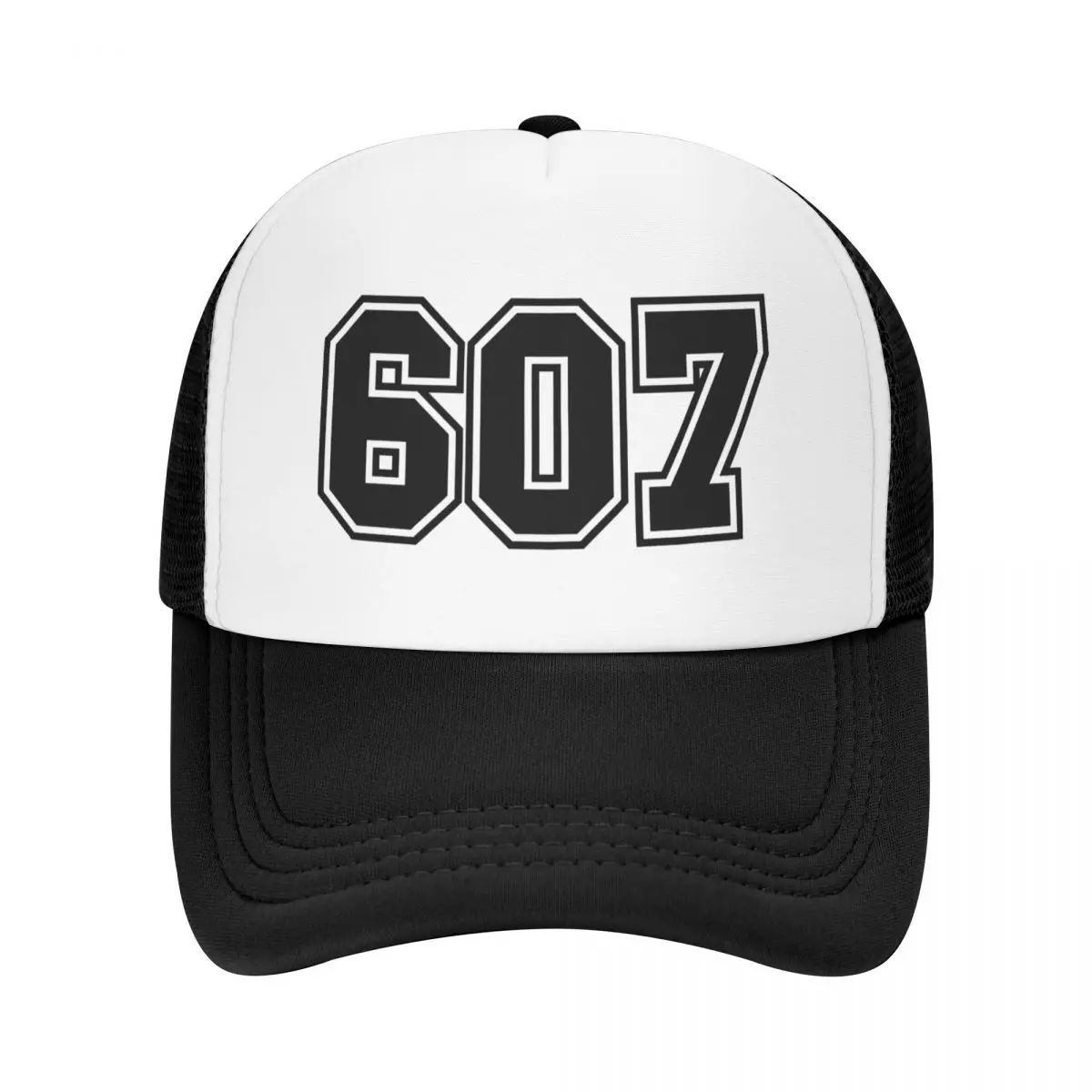 

607 area code zip code location black and white Baseball Cap Sunhat Luxury Cap Anime Mens Caps Women's