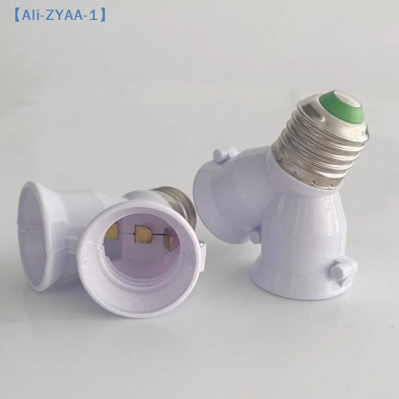 

【ZYAA-1】E27 1/2 Конверсионная головка Патрон для лампы Creative 2-e27 Удлинитель держателя лампы Распределитель Конвертер Вилка