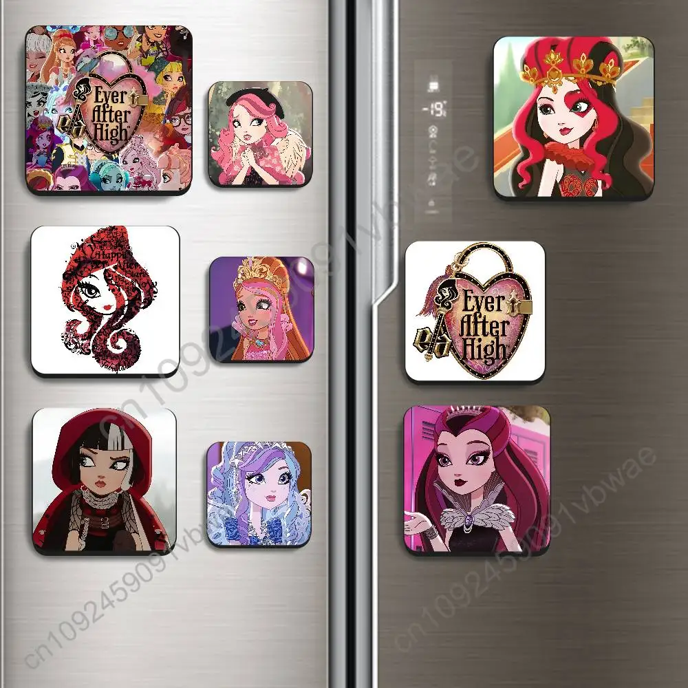

Raven Queen EAH Ever After High Black Square Plastic Fridge Magnet, for Magnetic, No Trace Left, Durable, Smooth and Textured