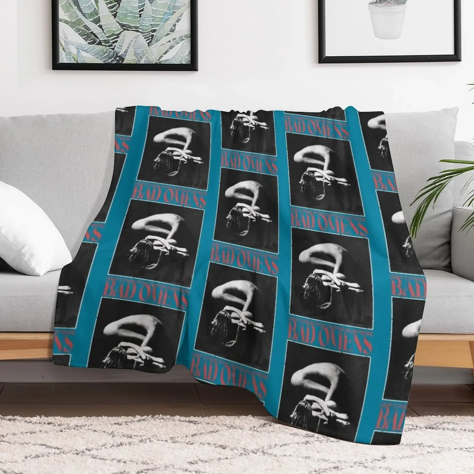 BAD OMENS Throw Blanket Soft Comfort Blanket for Reading Watching TV
