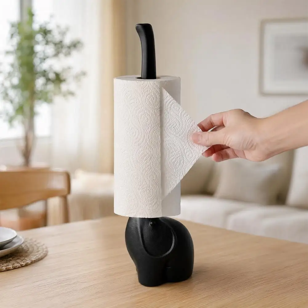 

Elephant Paper Towel Holder, Lightweight Paper Towel Stand, Modern Style Kitchen Towel Holder for Kitchen