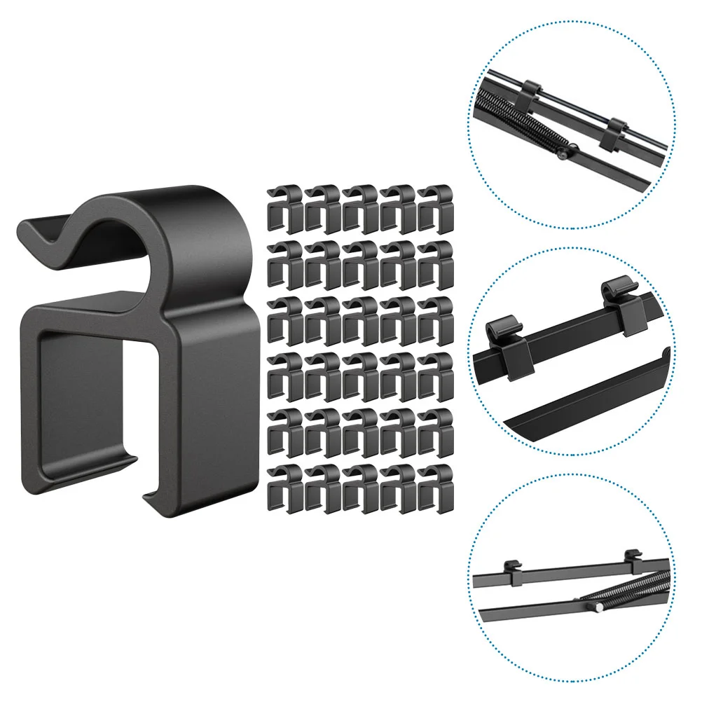 Mic Cable Plastic Clamp Fixing Holder Cables Clip for Stand Organizer Microphone Clips Stands Arm Bar Clamps