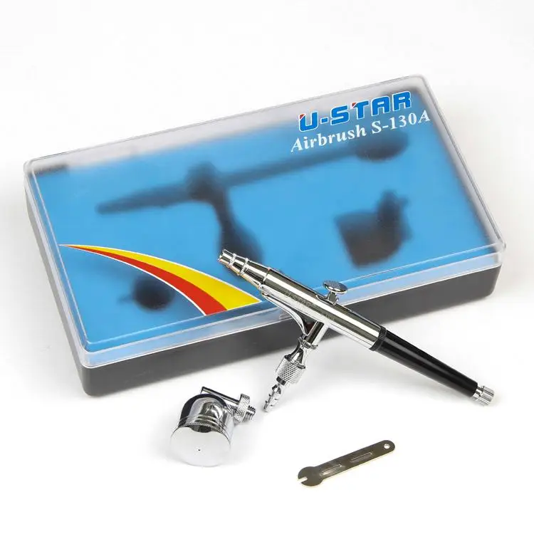 USTAR Airbrush S-130A Spray gun double action external adjustment 0.3mm