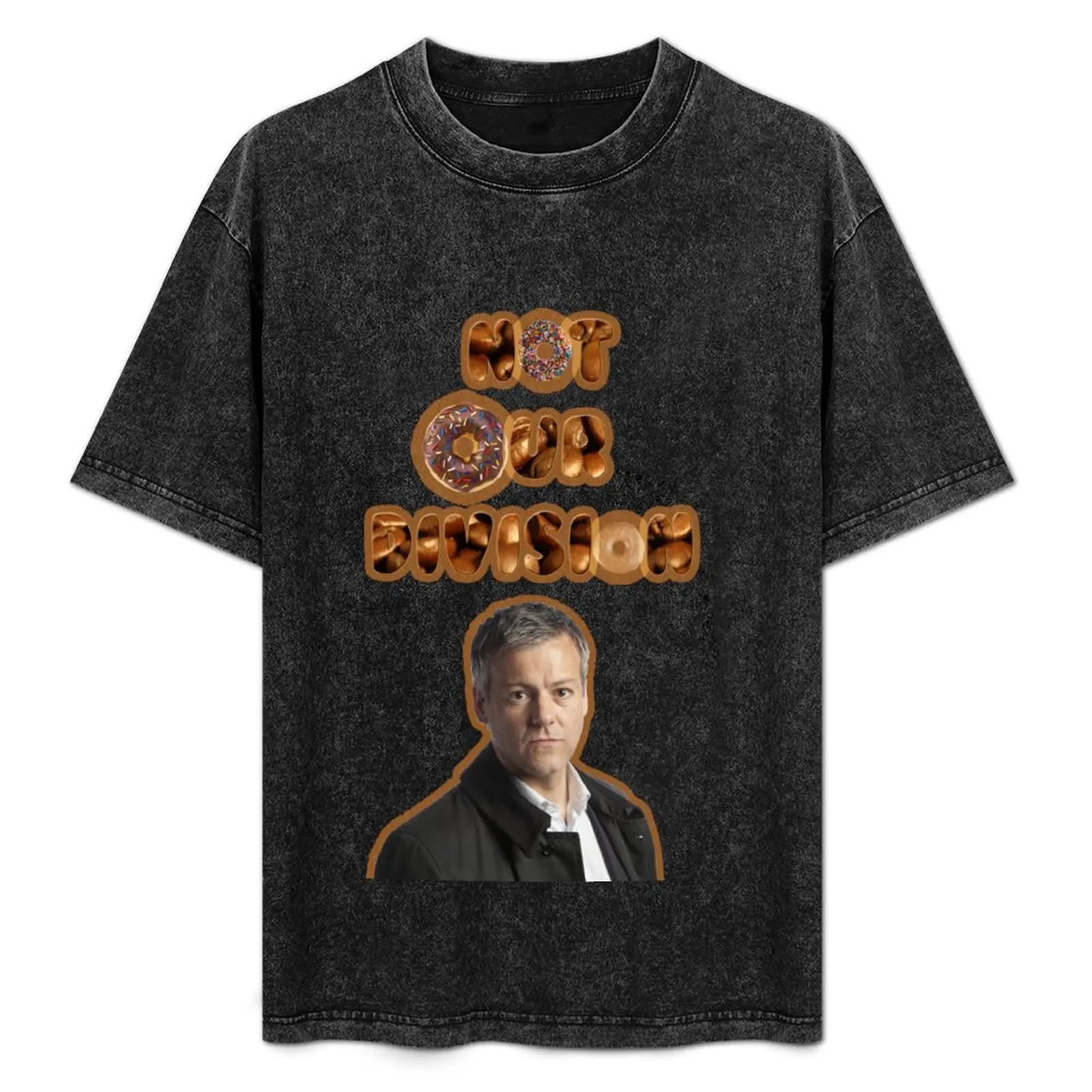 

Not Our Division T-Shirt Vintage Style Printed Top