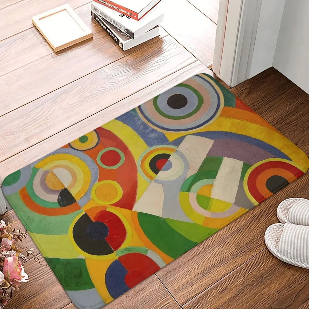 Sonia Delaunay Anti-slip Doormat Floor Mat Dust-proo Carpet Rug for Kitchen Entrance Home Bedroom Footpad Mats