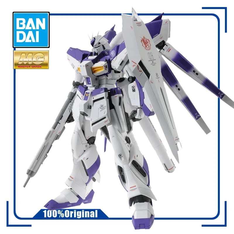 

BANDAI MG 1/100 RX-93-v2 Hi-v GUNDAM Ver.Ka Anime Assembly Model Action Toy Figures Gifts for Children