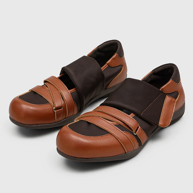 Size 38-46 Classic Men Loafers Multi Colored Velcro Brand Elegant Casual Lightweight Comfortable Fashionable Shoes Social Shoes