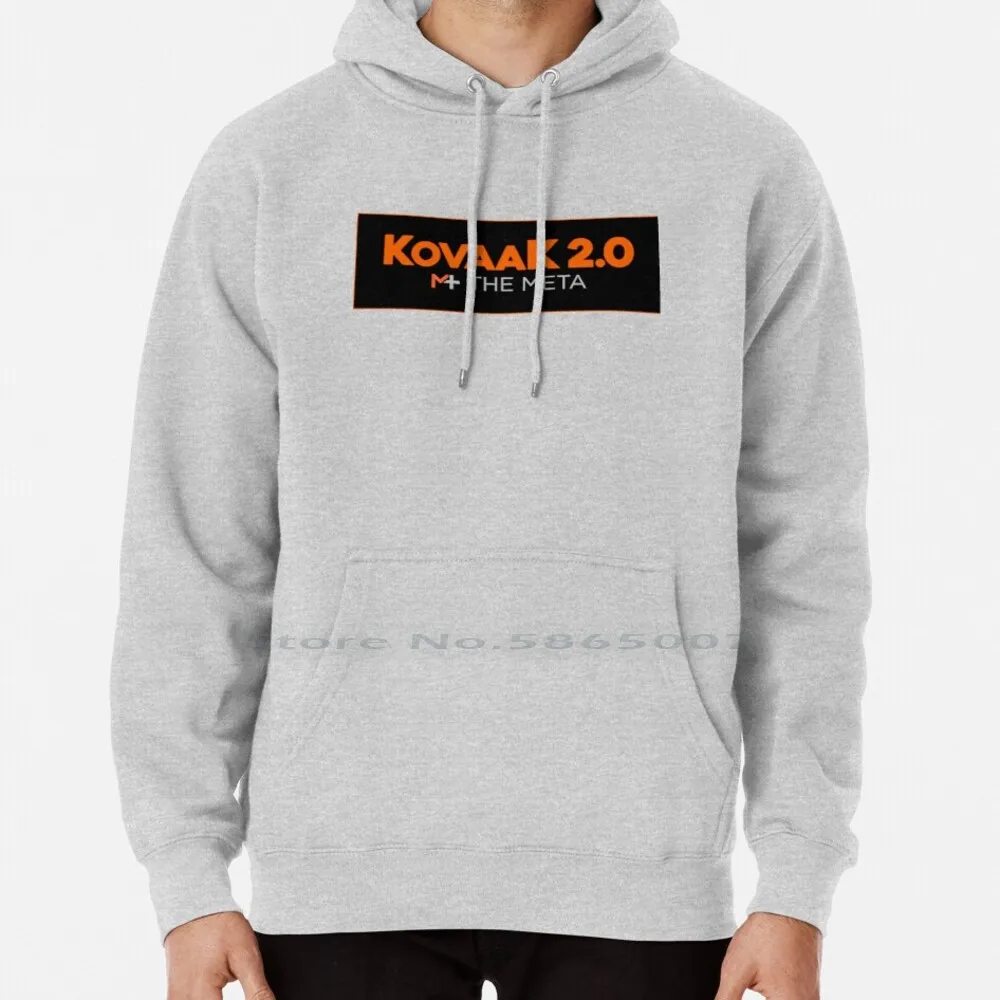 

Kovaak 2.0 Logo Hoodie Sweater 6xl Cotton Kovaak Meta Women Teenage Big Size Pullover Sweater 4xl 5xl 6xl