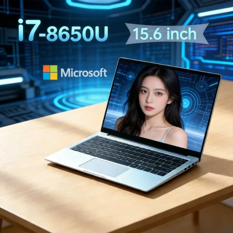 

【Brand+】i7 8650U Business Computer Windows 11 Laptop Computer HD IPS 15.6" i7 Portable laptops new Video game laptops